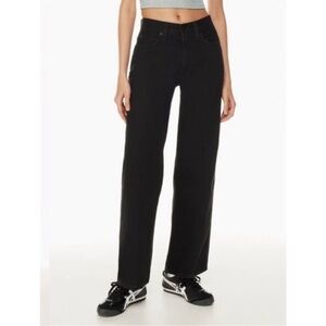 Aritzia SUN-DEH Jeans Sunday Best Jupiter Black Baggy Loose Wide‎ Leg